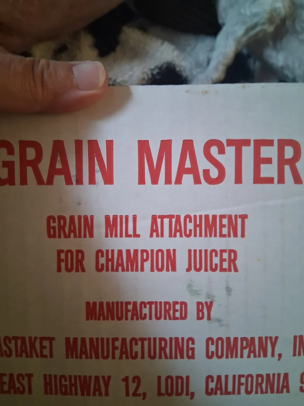 Grain Mill Attachment (Champion)